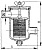 Фильтр 427-03.163-3, ИТШЛ.061144.031 забортной воды, масла и топлива сетчатый с присоединением под дюрит проходной Ду 40 Py 3 